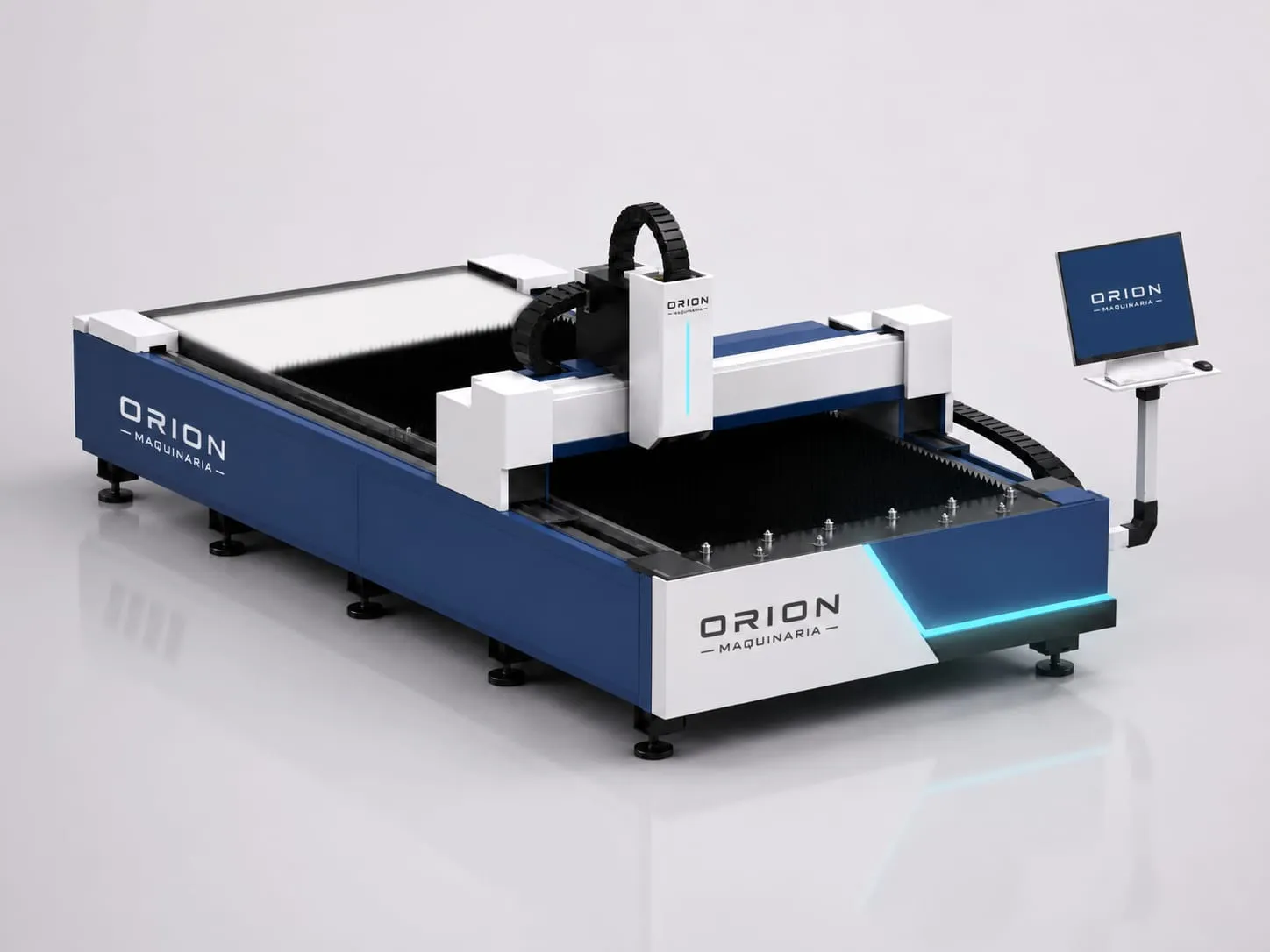 Cortadora láser de fibra ORION Maquinaria de 3.000 W con área de corte de 1.500 × 3.000 mm
